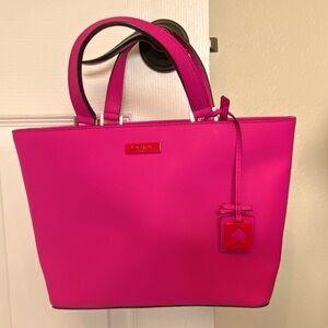 Hot pink Kate Spade two strap handbag